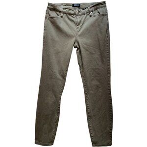 Buffalo David Bitton Women's Ankle Skinny Jeans Mid-Rise Stretch Size 6/28 Beige